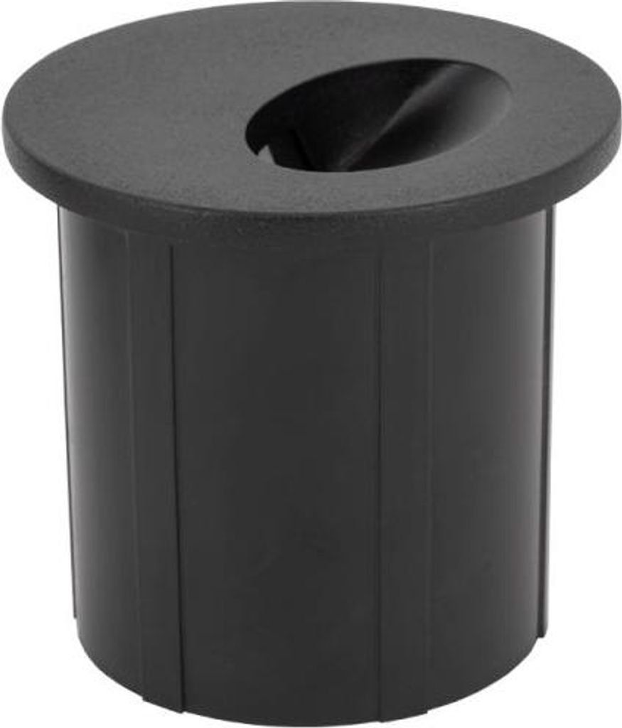 LED Bodeneinbaustrahler Aluminium D: 8.5 cm IP54 Schwarz rund warmweiß 3000 K 40 lm Modern