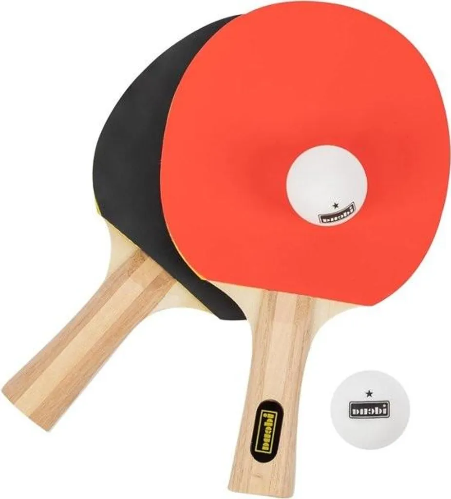 Set de ping-pong 4 pièces : 2 raquettes et 2 balles pour confirmés