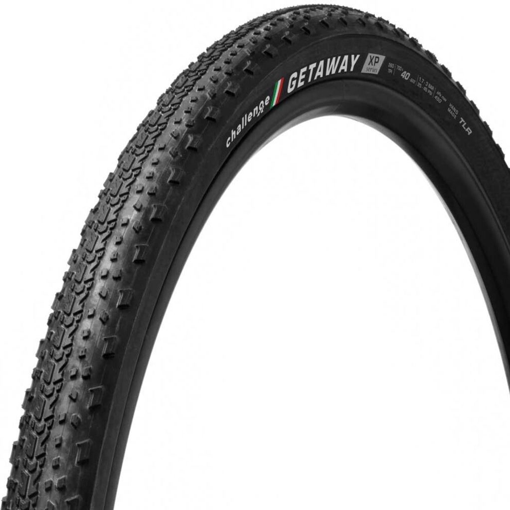 Challenge Gravel-Reifen Getaway XP Handmade TLR 40-622 Schwarz - robuster All...