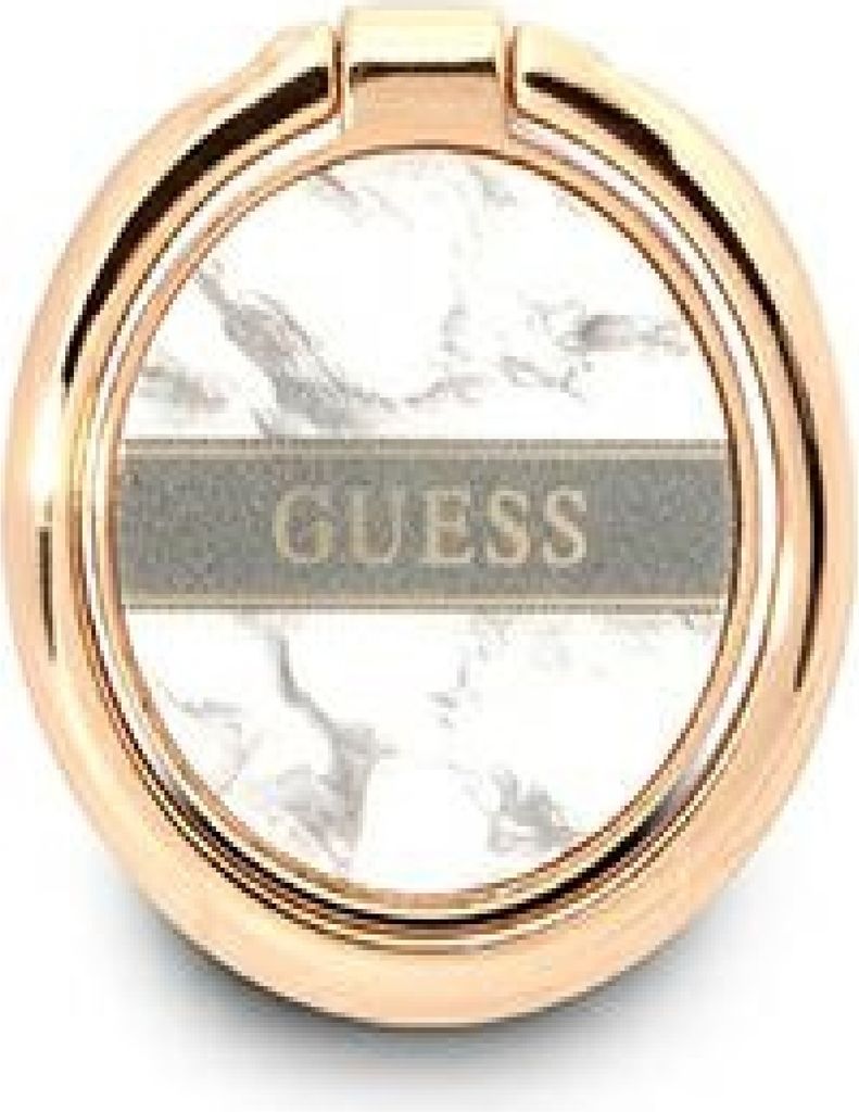 Guess 4G Metal Ring Stand Universal Farbe weis Marmor Collection
