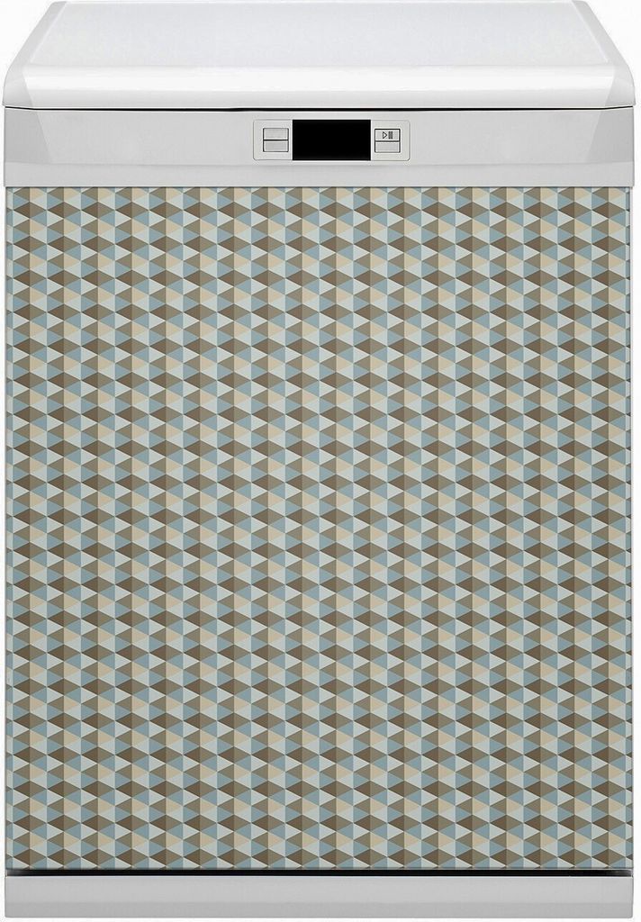 Dekorative Magnetmatte Küche Geschirrspüle 60x70 cm Magnet für Spülmaschine - Retro -Illusion