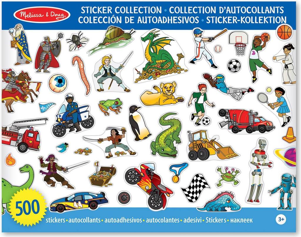 Melissa & Doug Aufkleberkollektion Blau Produktbild 