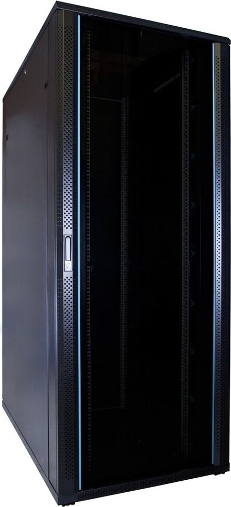 47 HE 19” Serverschrank, mit Glastür (BxTxH) 800x1200x2200mm
