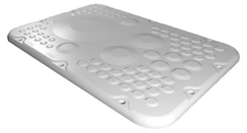 Rittal Kunststoff- AX 2565300 Flanschplatten, für AX, BT: 301x221 mm
