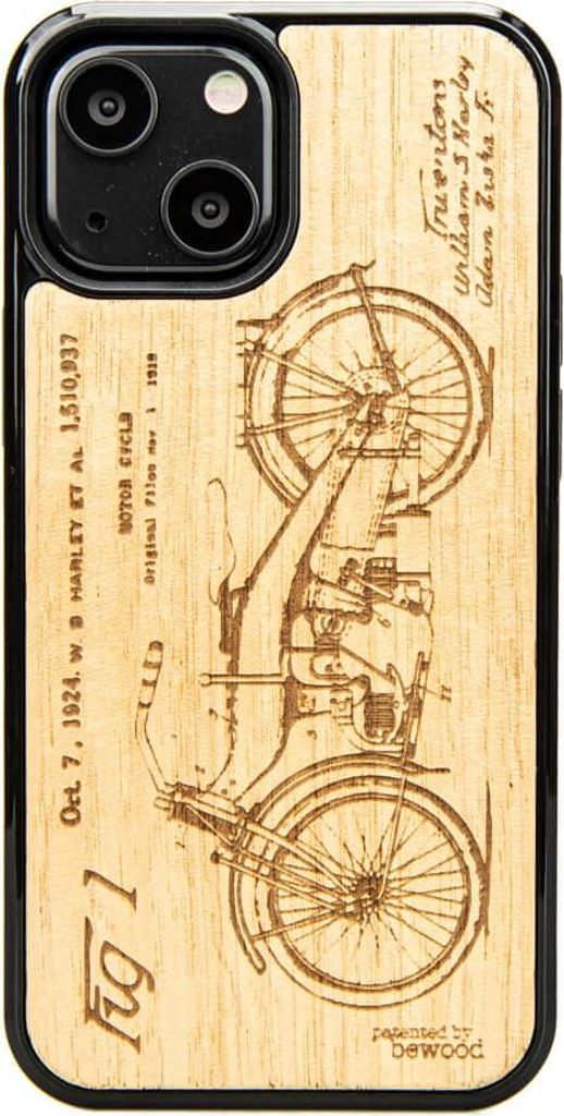 Holzhülle für iPhone 13 Mini HARLEY PATENT ANIEGRE