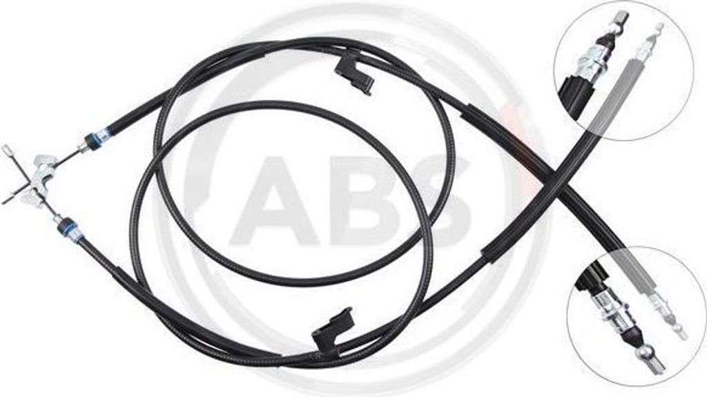 A.B.S. K19076 Seilzug, Handbremse OE 30683509 kompatibel mit V50, S40