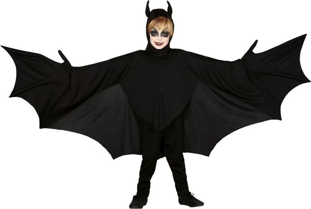 Halloween Fledermausflügel Kostüm 7-9 Jahre Produktbild 