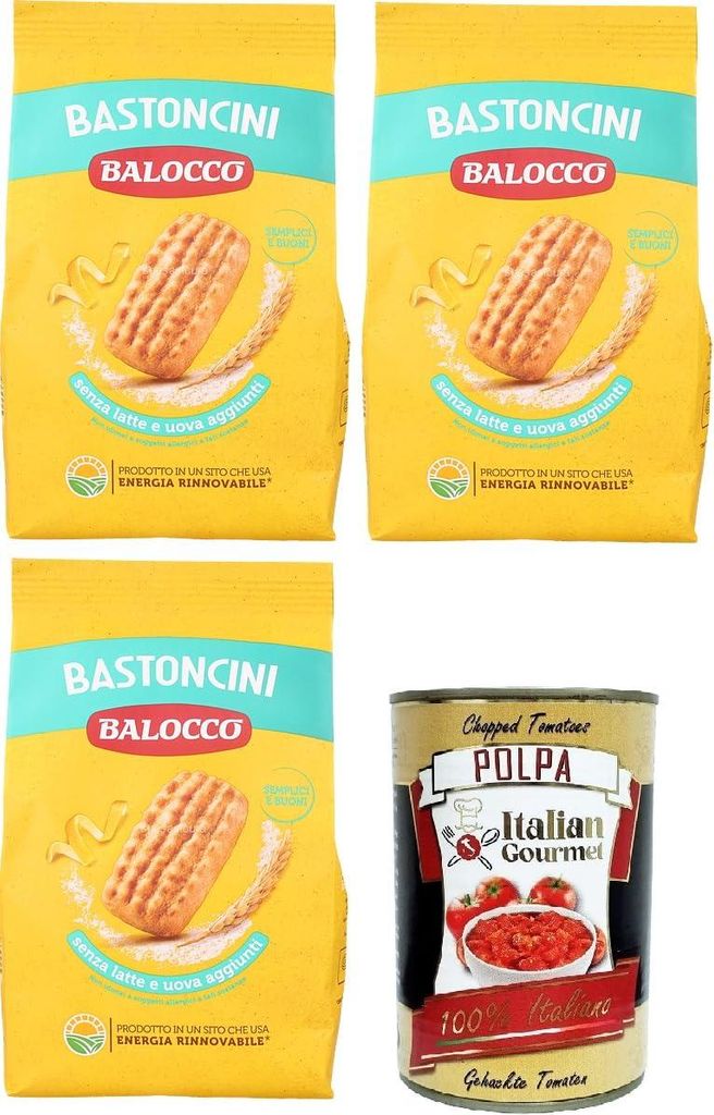 Balocco Bastoncini Kekse zum Frühstück 3x 350g biscuits Produktbild 