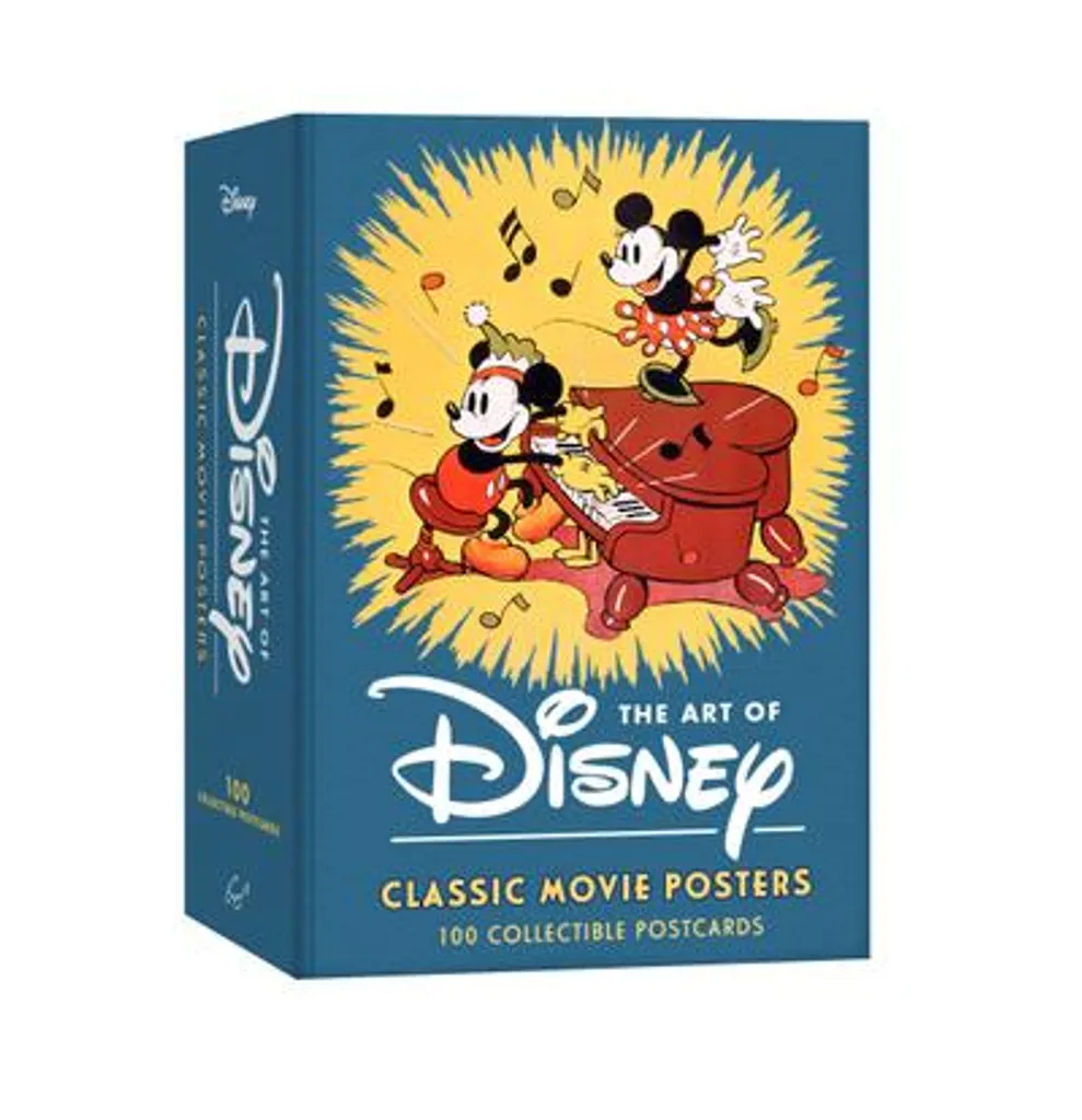 Idée Cadeau Disney : 100 Cartes Postales d'Affiches pour Fans d'Art