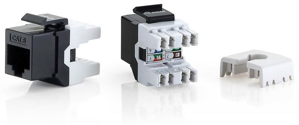 Equip 769210 Keystone Jack ungeschirmt Cat.6 LSA Anschluss 8er Set