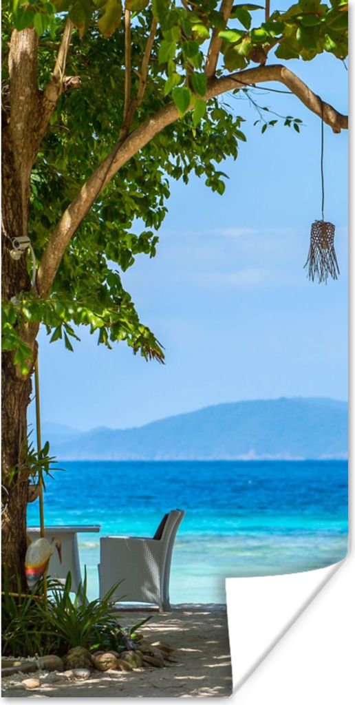 MuchoWow Poster Tropisch - Strand - Meer 20x40 cm - Plakat - Foto