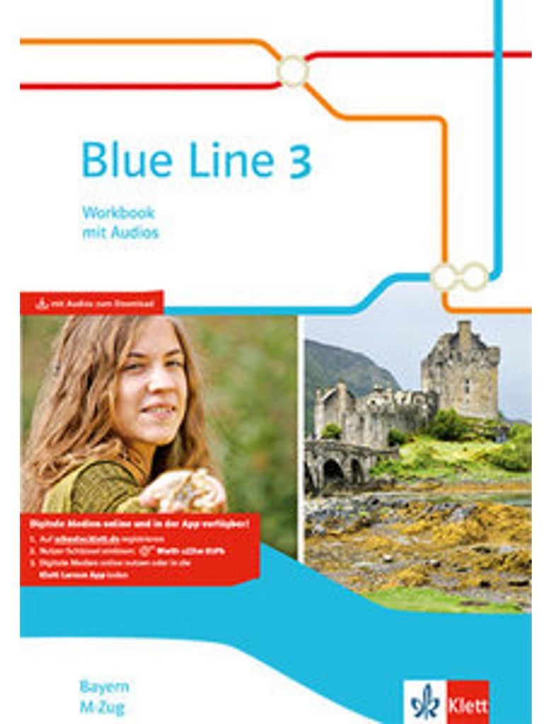 Blue Line 3 M-Zug. Workbook mit Audio-CD Klasse 7. Ausgabe Produktbild 