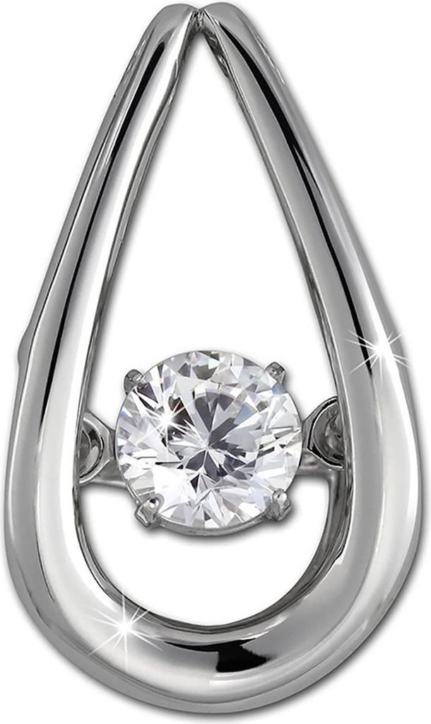 SilberDream Ketten Anhänger Zirkonia beweglich Damen ECHT Silber D2DSH105W