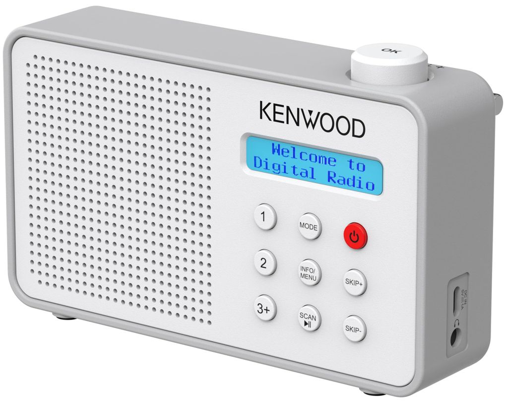 Kenwood CR-M25DAB-W, portátil, digital, DAB+, FM, 87,5 - Imagen del producto 