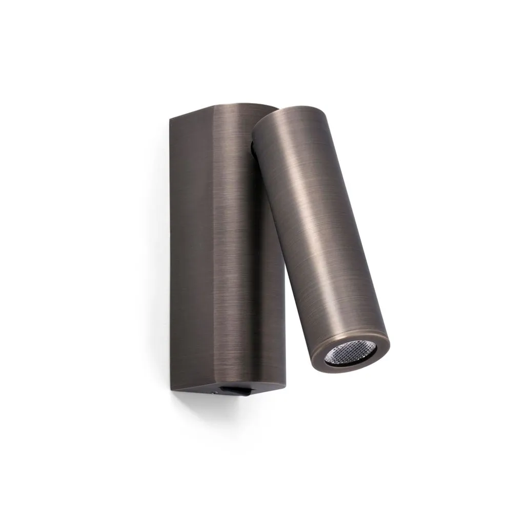 Lampe de Lecture Murale Faro ROB Bronze 3000K Idéale pour Tête de Lit