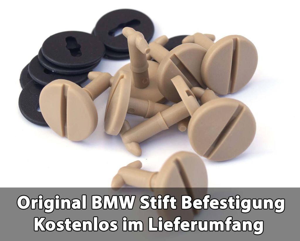 BMW 5er Kofferraummatte Velours Doppelnaht M5 Design