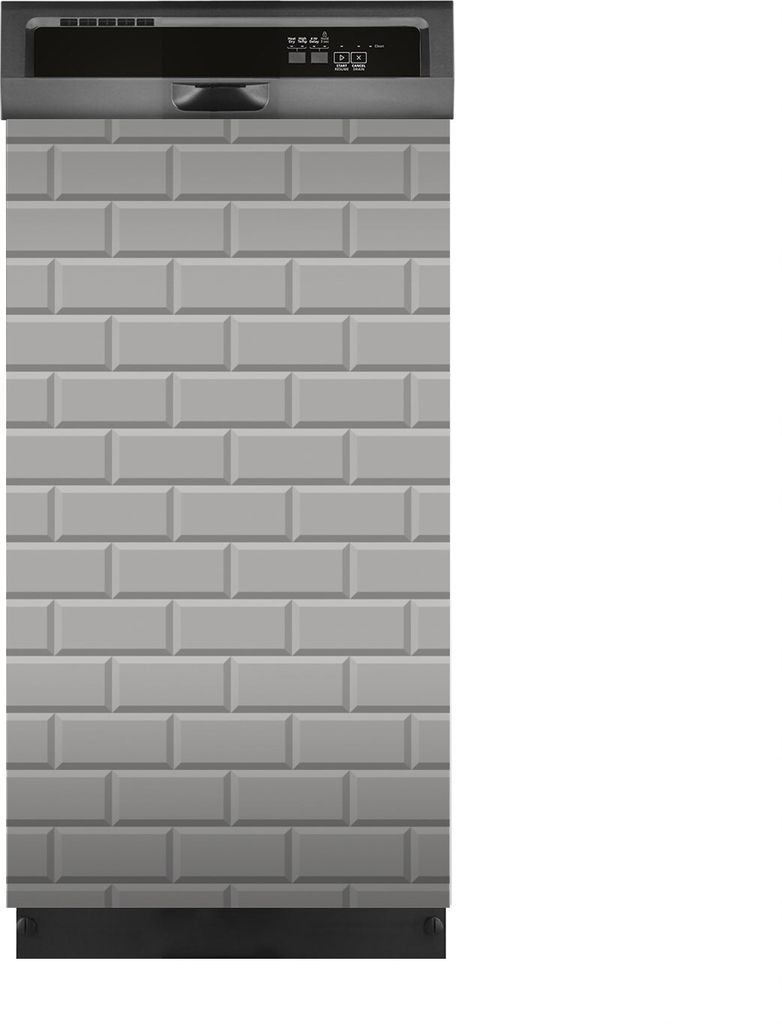 Magnete Dekorative 45x80 cm Küche Magnetmatte Spülmaschine - farbige Backstein Ziegel