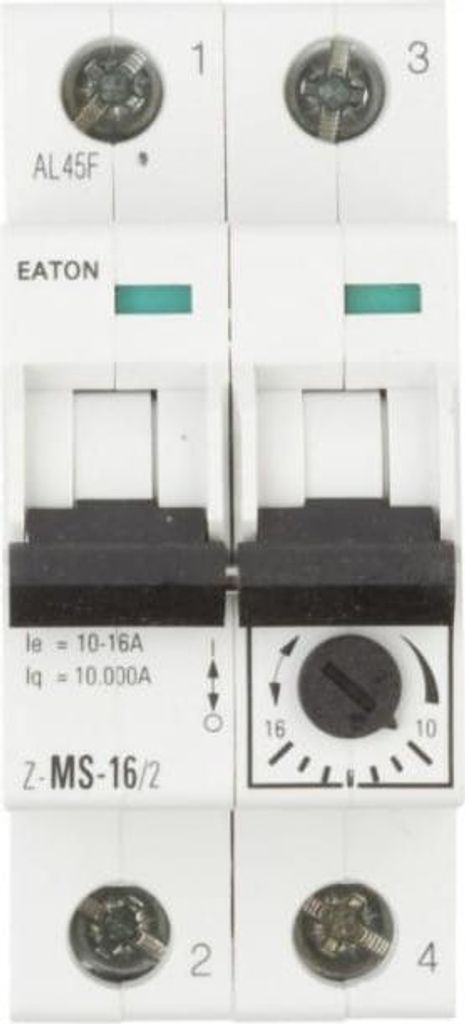 Interruptor de protección de motor, 2 polos, 2,2 kW, Imagen del producto 