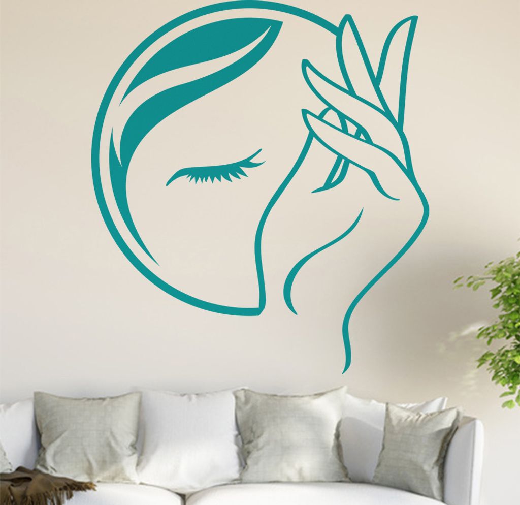 Beauty Style Wandtattoo in 6 Größen - Wandaufkleber Wall Sticker - Dekoration, Küche, Wohnzimmer, Schlafzimmer, Badezimmer