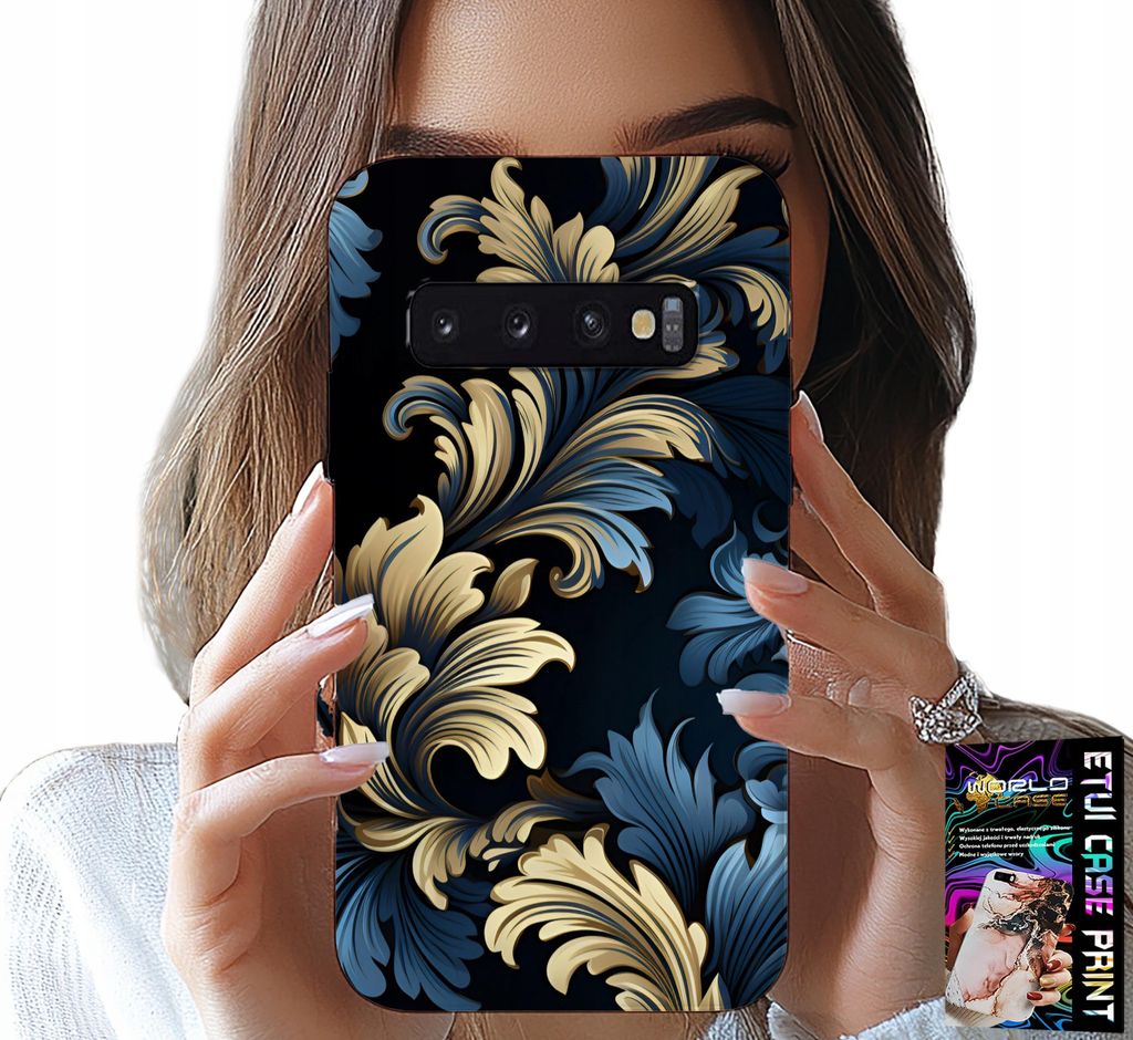 Fall Für Samsung Galaxy S10 - Elegantes Gold Modische Designs Fall