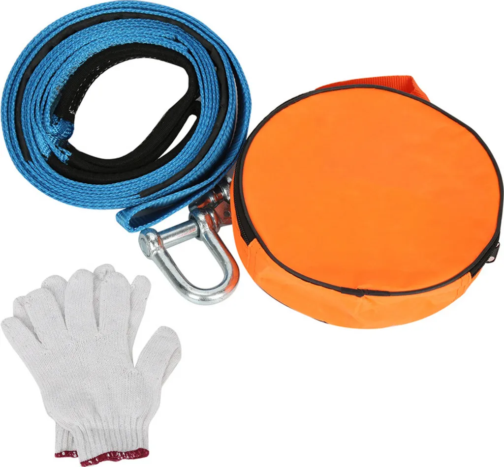 Corda Traino Auto TolleTour 8 Tonnellate 5m - Recupero Emergenza Blu