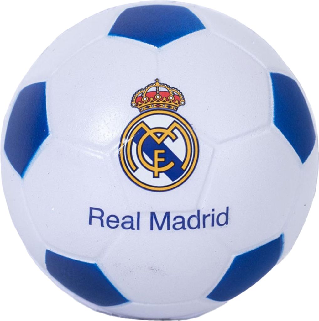 Real Madrid CF - Stressball - PolyurethanSchaumstoff TA13435 (Einheitsgröße) (Weiß/Violett)