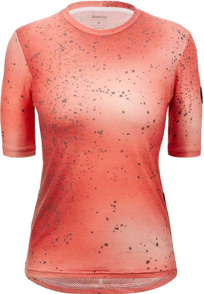 Santini Fango Delta Kurzarm-t-shirt Rosa S Frau Rosa S