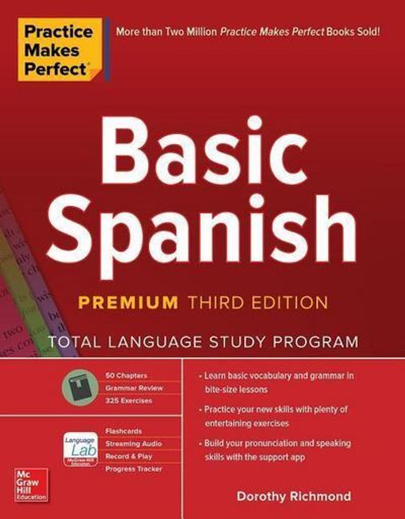 Practice Makes Perfect: Basic Spanish, Premium Third Obrázek produktu 