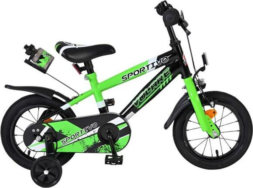 Volare Sportivo Kinderfahrrad - Jungen - 12 Zoll - Grün Produktbild 