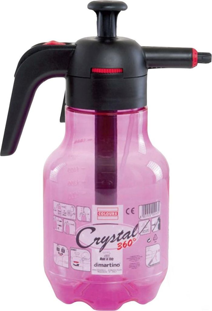 Sprühgerät dimartino CRYSTAL 360, manuell, 1.80/2.00 Liter, 2 bar, 360°