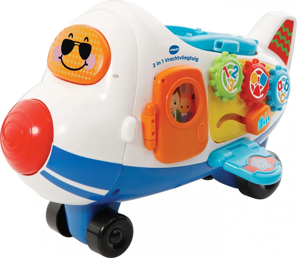 VTech Avion Cargo Toet Toet Voitures - Jouet de Voyage pour Petit Pilote