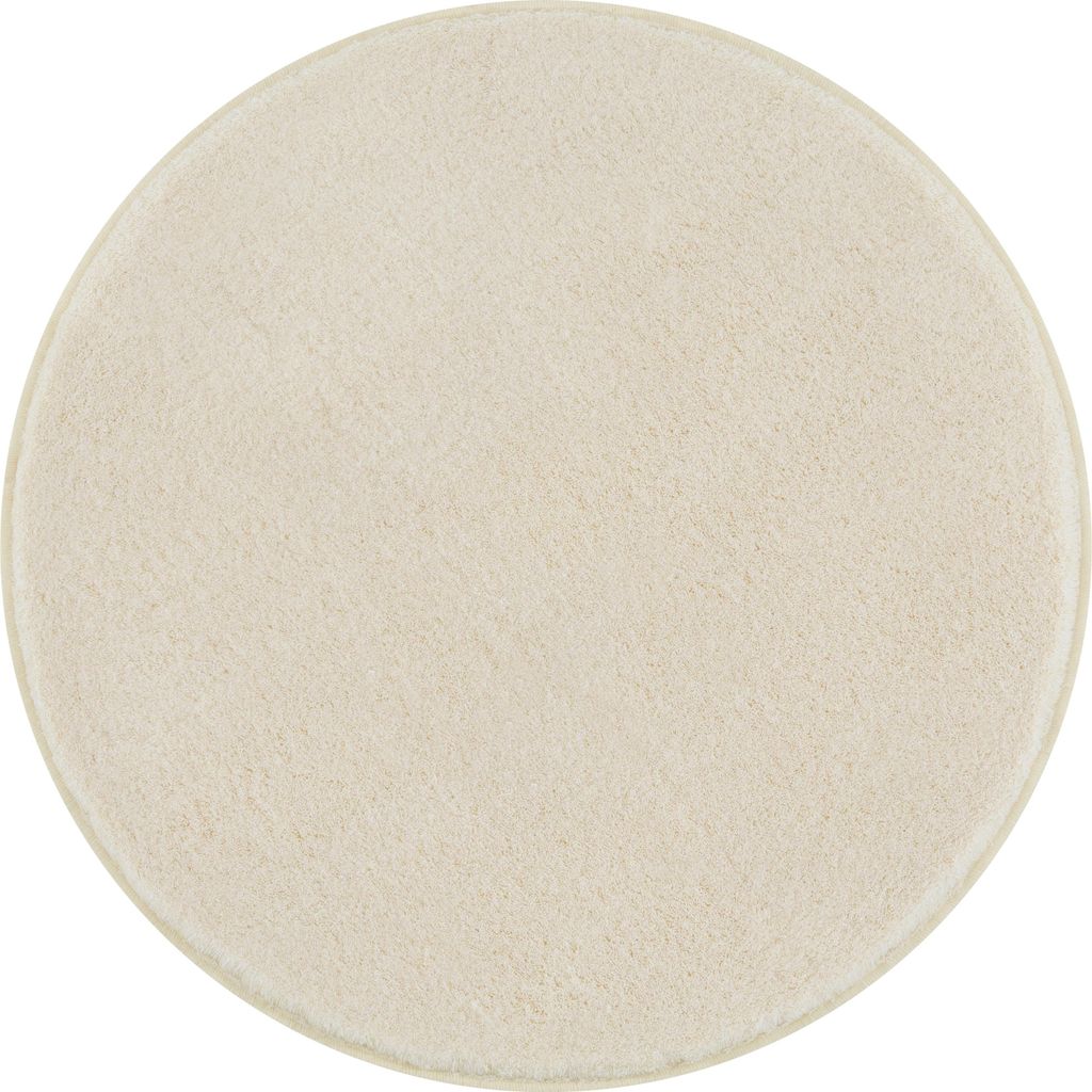 Kleine Wolke Badteppich RELAX Sandbeige 100 cm rund