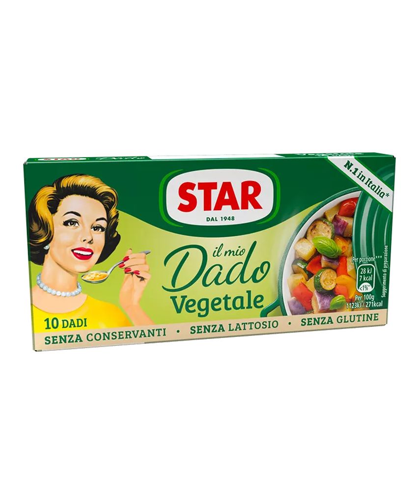 Dado per Brodo Vegetale 10x100g Brühwürfel - Star Produktbild 