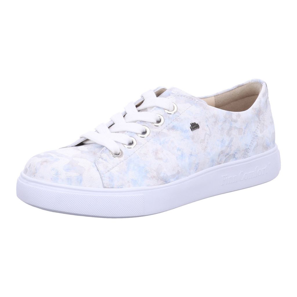 Finn Comfort Elpaso Sneaker, Mavi (bedrucktes Glattleder), Diva, Schnürschuh 2479-764485 39 1/2