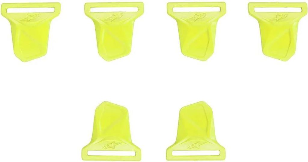 Alpinestars Bionic 10&7 Knee Braces Riemenende Gelb Gelb One Size