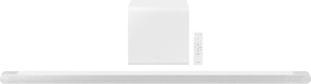 Barre de Son Blanche Samsung HW-S801D pour Cinéma Maison Ultra Compacte