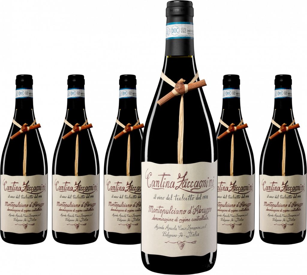 6 x Zaccagnini Montepulciano d'Abruzzo DOC