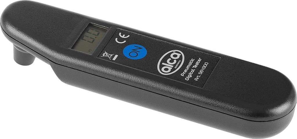 alca Digitaler Reifendruckprüfer mit integrierter Batterie 0,35-7 Bar I Präzise Messungen I Leichte Handhabung Werkzeug Luftdruckprüfer für Aut...