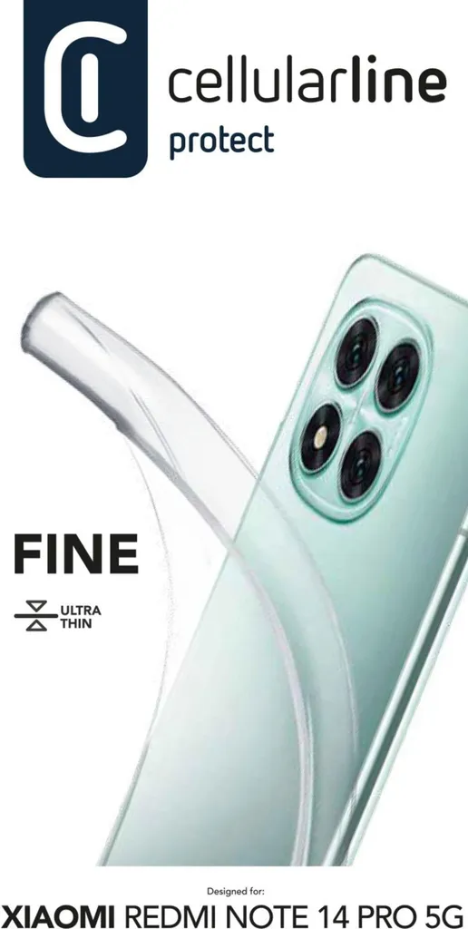 Cover Trasparente Xiaomi Redmi Note 14 Pro 5G Fine 61035 Slim TPU - 1