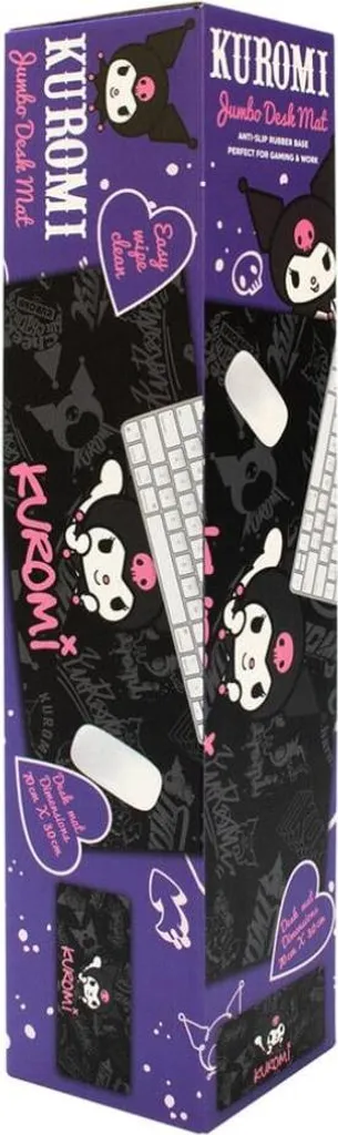Tapis de Bureau Kuromi Sanrio Accessoire de Protection Blue Sky