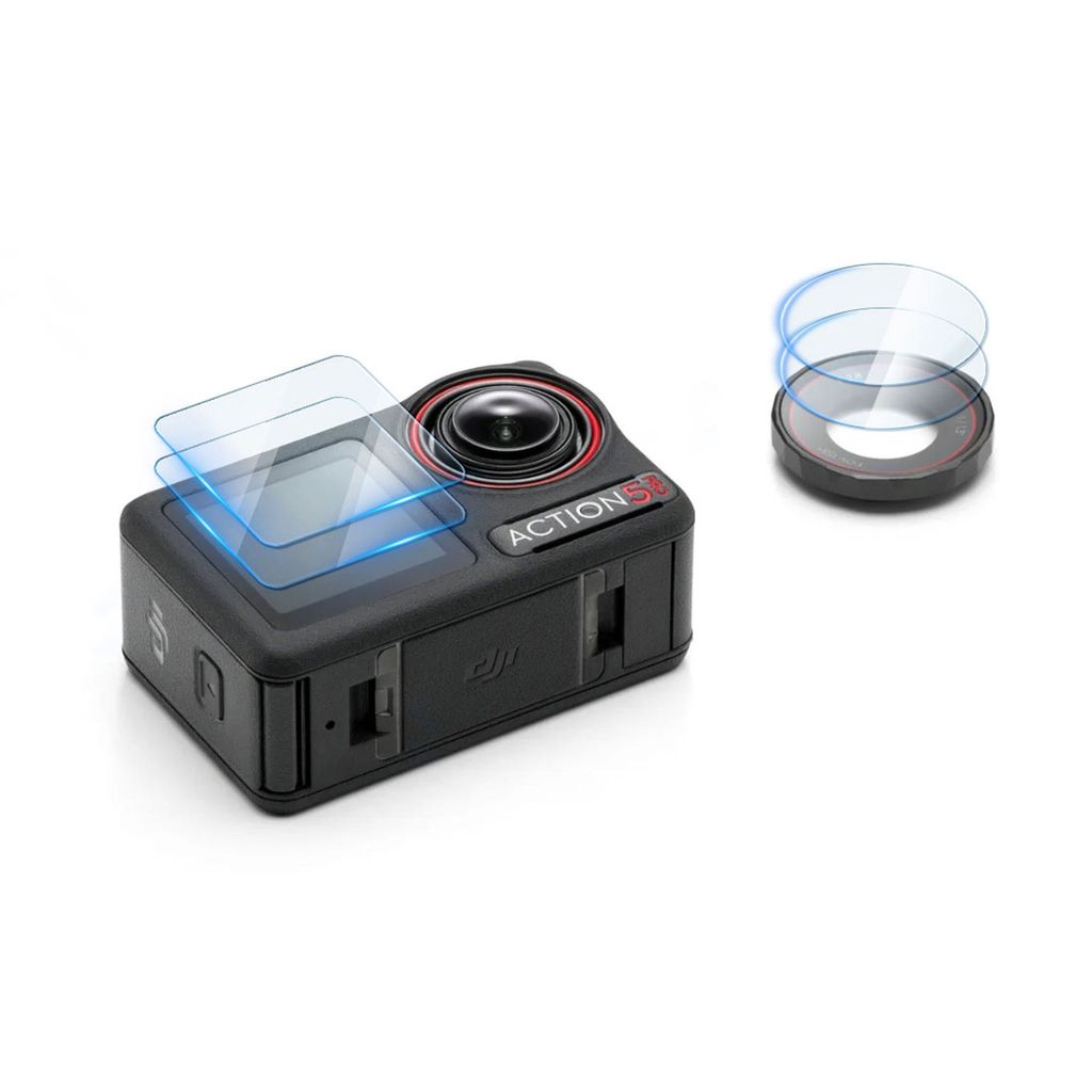 Per Insta360 X3 Proteggi schermo in vetro temperato Pellicole per lenti trasparenti HD per fotocamera Insta 360 X3 Pellicole protettive a copertura totale  44