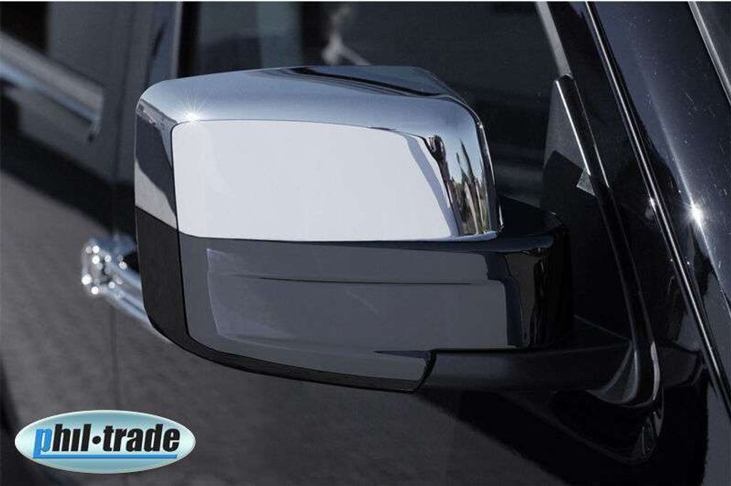 1 Set Edelstahl Spiegel Kappen V2A für Jeep Patriot Cherokee Liberty Dodge Nitro