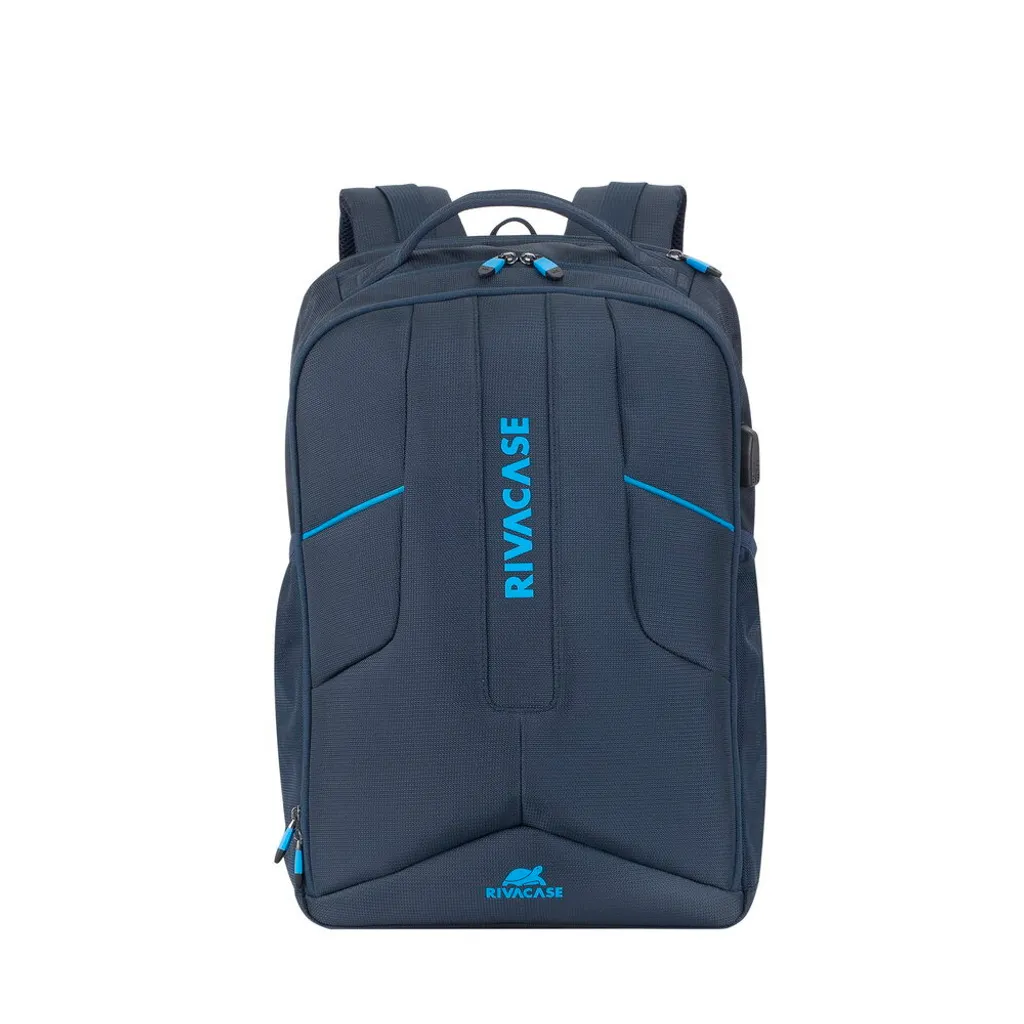 Rivacase 7861 Zaino Antipioggia Gaming 17.3 - Blu Scuro Ergonomico - 2