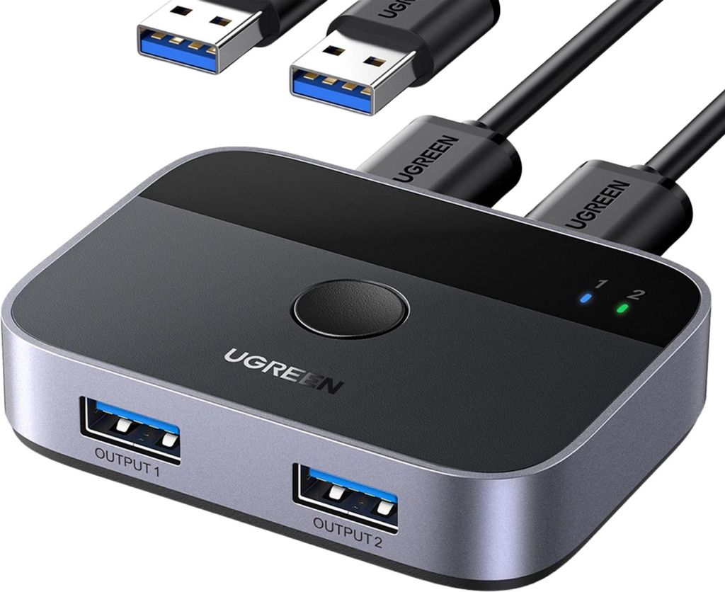 Adaptateur Ugreen Cm757 2W1 2X Usb-A 3.0 (In) / 2X Usb-A Image du produit 