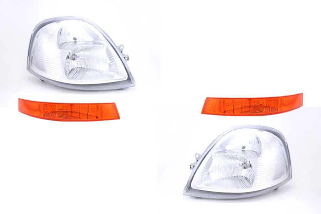 Johns, Scheinwerfer passend für Renault Master II 11/03- H7 H1 Set Links Rechts Blinker 8200163516 4405201 09121034 2606000QAJ 8200163518 4405203 ...
