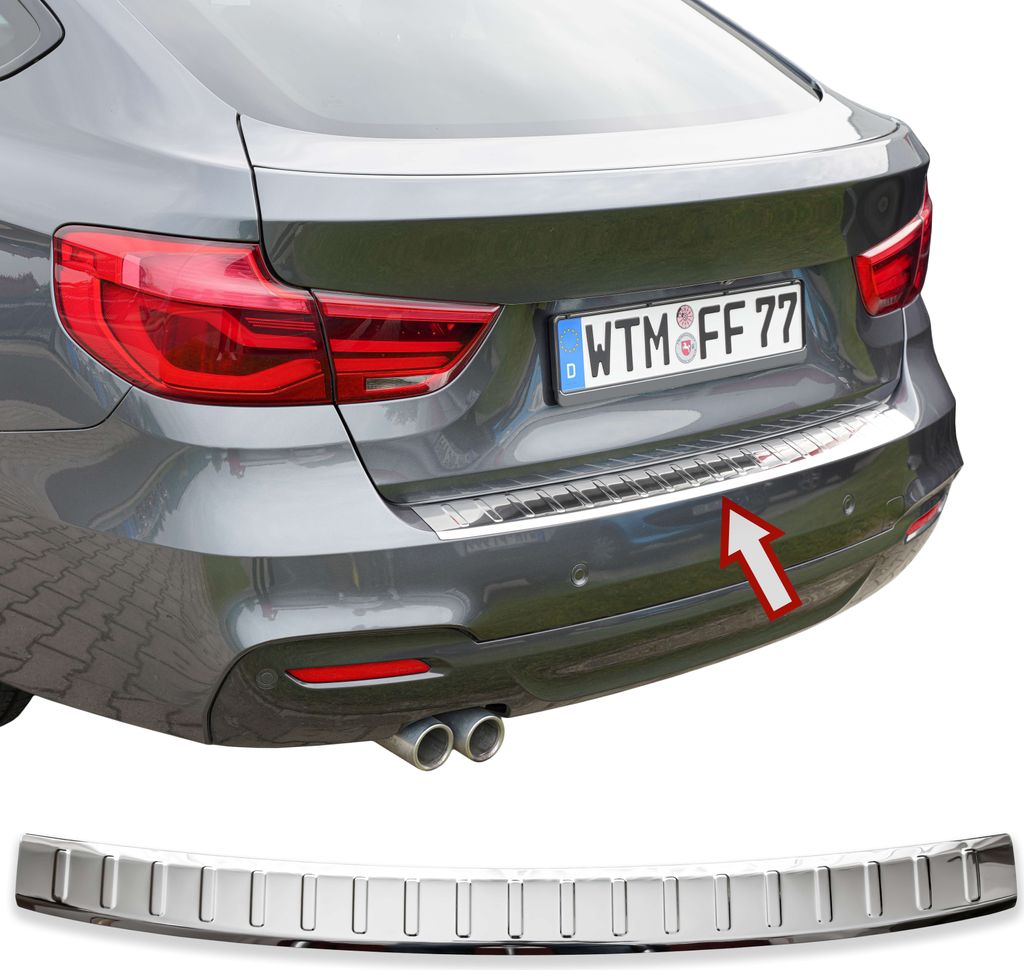 Edelstahl Stoßstangenschutz für BMW 3er Gt,F34 2013-2020 Produktbild 