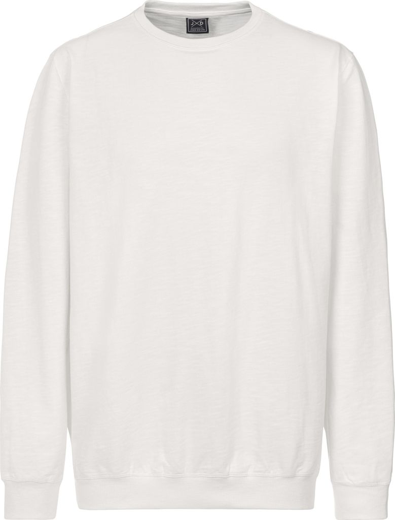 JOHN DEVIN Langarmshirt creme Größe M