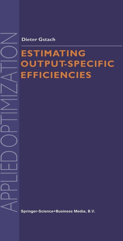 Estimating Output-Specific Efficiencies
