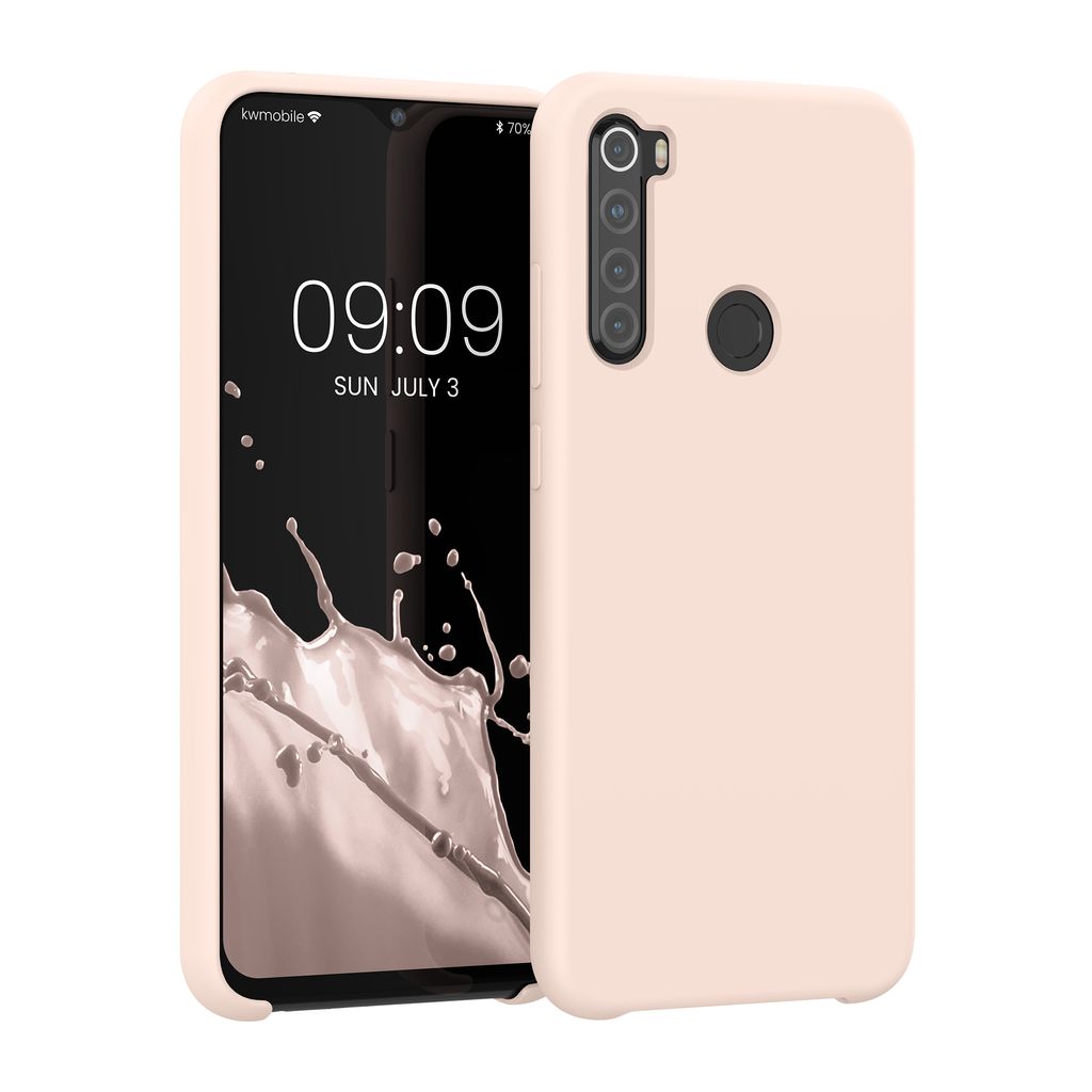Kwmobile Hülle Für Xiaomi Redmi Note 8 – Lustige „Don't Touch My Phone“ Silikon-Hülle In Weiß/Schwarz