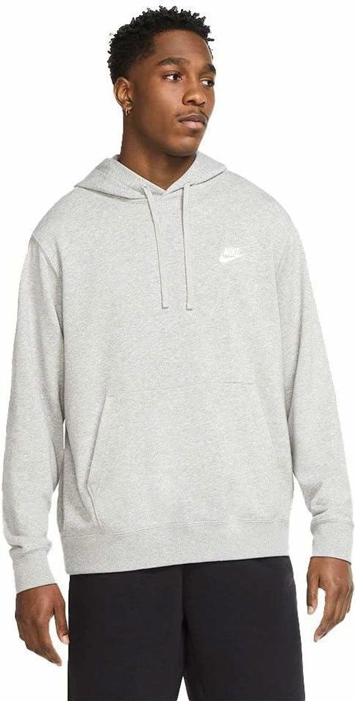 Nike M Nsw Club Hoodie Po Ft Dk Grey Heather/Black/Black Dk Grey Heather/Black/Black L